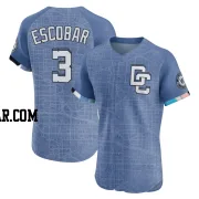 Alcides Escobar Men's Washington Nationals Blue Elite 2025 City Connect Jersey