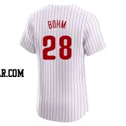 Alec Bohm Men's Philadelphia Phillies White Elite Home Jersey