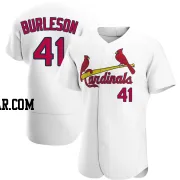 Alec Burleson Men's St. Louis Cardinals White Authentic Home Jersey