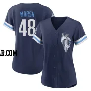 Alec Marsh Women's Kansas City Royals Navy Authentic 2022 City Connect Jersey