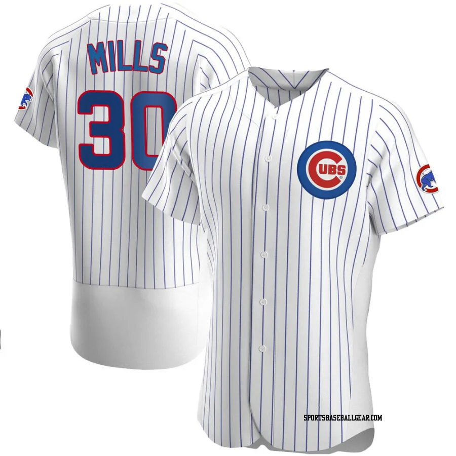 Alec Mills Men's Chicago Cubs White Authentic Home Jersey
