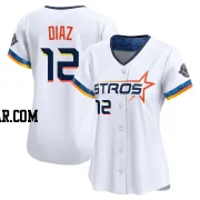 Aledmys Diaz Women's Houston Astros White Limited 2025 City Connect Jersey