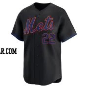 Alejandro Carrillo Men's New York Mets Black Limited Alternate Jersey