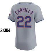 Alejandro Carrillo Men's New York Mets Gray Elite Road Jersey
