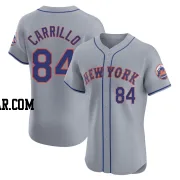 Alejandro Carrillo Men's New York Mets Gray Elite Road Jersey