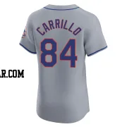 Alejandro Carrillo Men's New York Mets Gray Elite Road Jersey