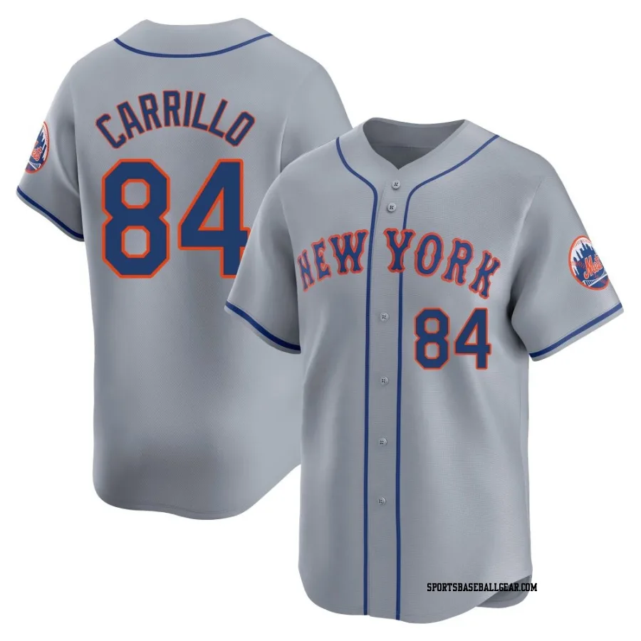 Alejandro Carrillo Men's New York Mets Gray Limited Away Jersey