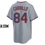 Alejandro Carrillo Men's New York Mets Gray Replica Away 2.0 Jersey