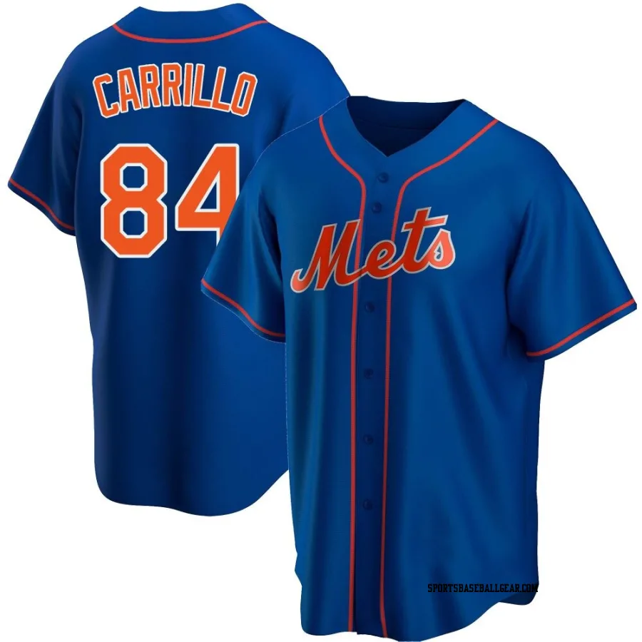 Alejandro Carrillo Men's New York Mets Royal Replica Alternate Jersey