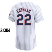 Alejandro Carrillo Men's New York Mets White Elite Home Jersey