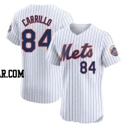 Alejandro Carrillo Men's New York Mets White Elite Home Jersey