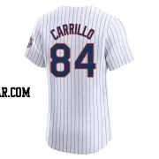 Alejandro Carrillo Men's New York Mets White Elite Home Jersey
