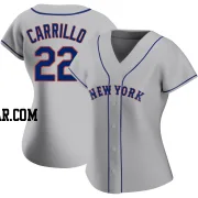 Alejandro Carrillo Women's New York Mets Gray Replica Road Jersey