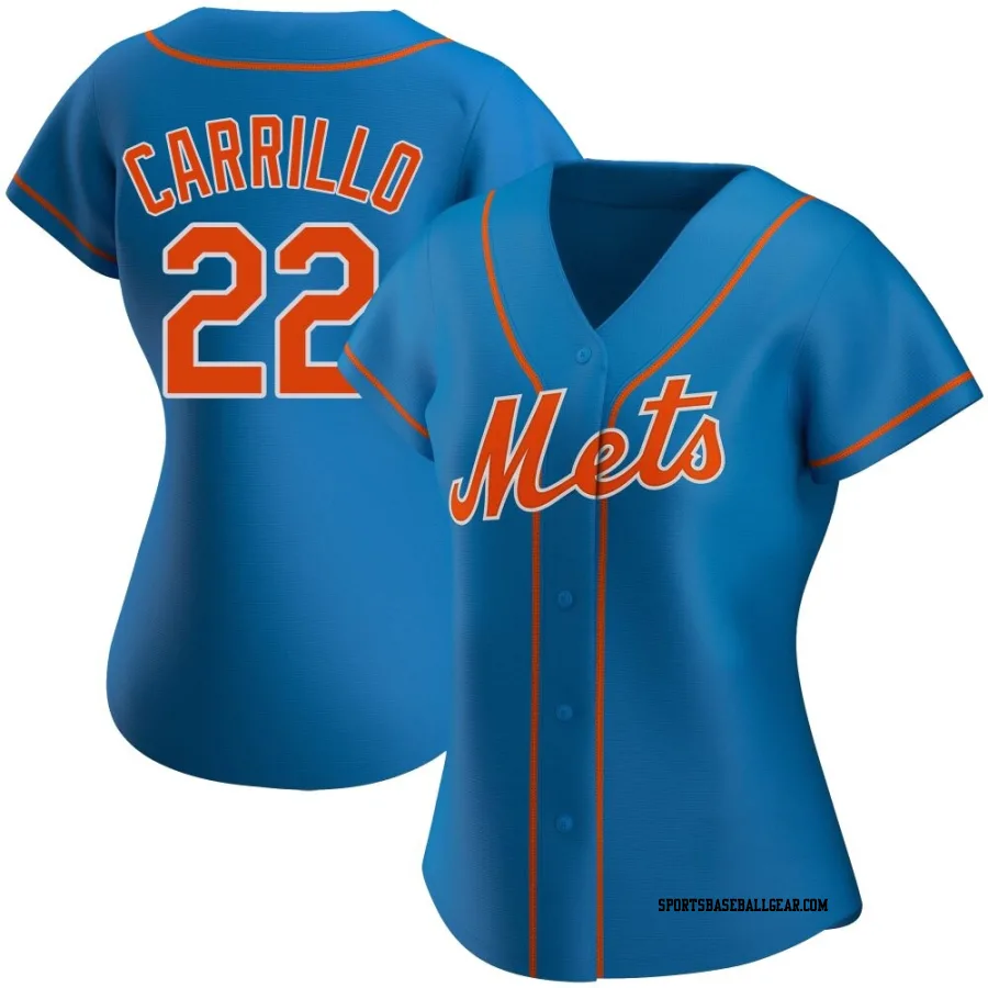 Alejandro Carrillo Women's New York Mets Royal Replica Alternate Jersey