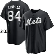 Alejandro Carrillo Youth New York Mets Black/White Replica Jersey