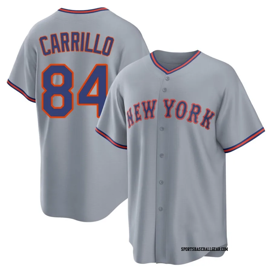 Alejandro Carrillo Youth New York Mets Gray Replica Away 2.0 Jersey