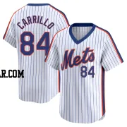Alejandro Carrillo Youth New York Mets White Limited Cooperstown Collection Jersey