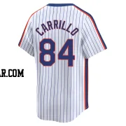 Alejandro Carrillo Youth New York Mets White Limited Cooperstown Collection Jersey
