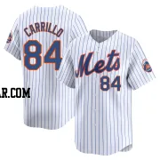Alejandro Carrillo Youth New York Mets White Limited Home Jersey