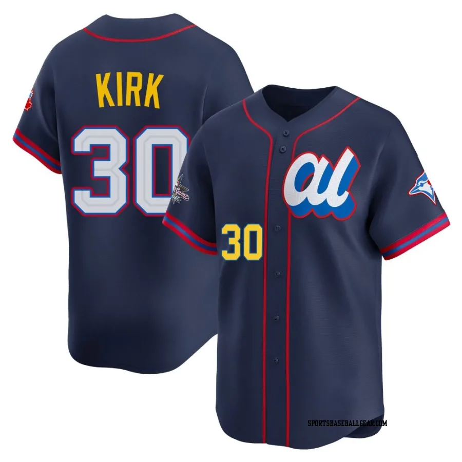 Alejandro Kirk Youth Toronto Blue Jays Navy Limited American League 2025 All-Star Edition Jersey