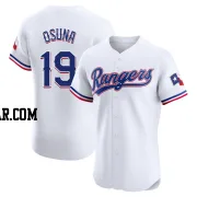 Alejandro Osuna Men's Texas Rangers White Elite Home Jersey