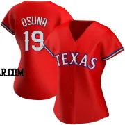 Alejandro Osuna Women's Texas Rangers Red Replica Alternate Jersey
