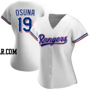 Alejandro Osuna Women's Texas Rangers White Replica Home Jersey