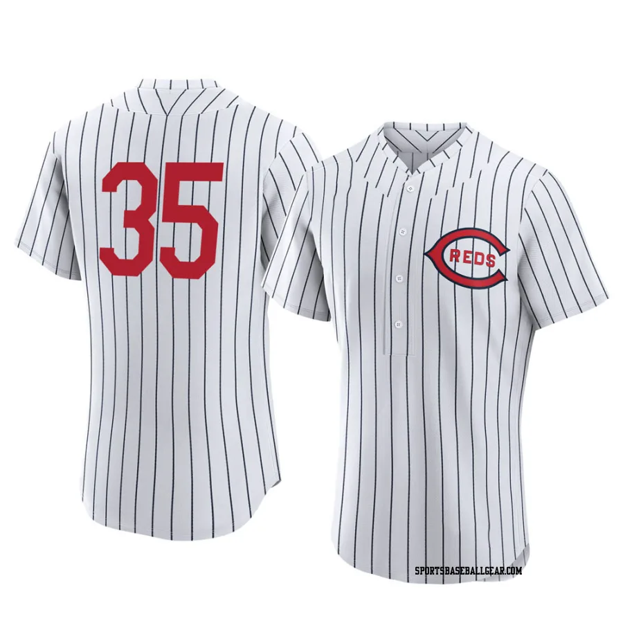 Alejo Lopez Men's Cincinnati Reds White Authentic 2022 Field Of Dreams Jersey