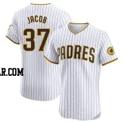 Alek Jacob Men's San Diego Padres White Elite Home Jersey