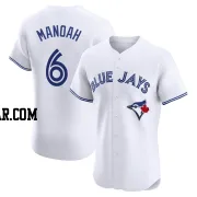 Alek Manoah Men's Toronto Blue Jays White Elite Home Jersey