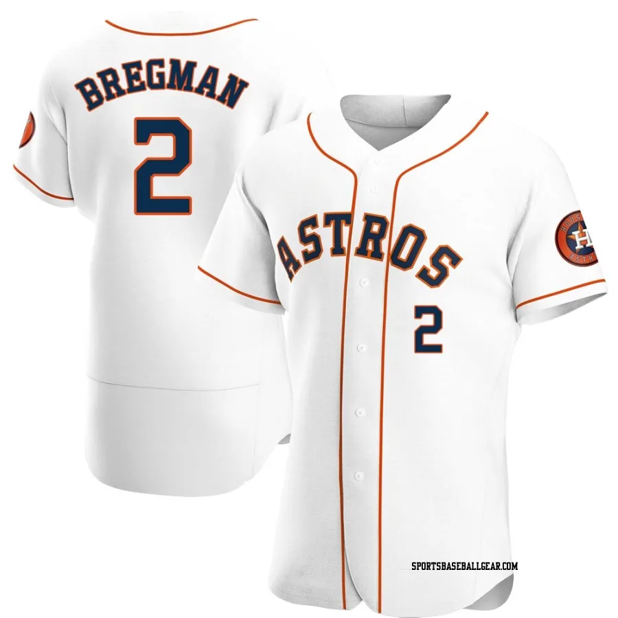 Alex Bregman Men's Houston Astros White Authentic Home Jersey