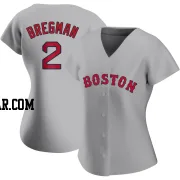 Alex Bregman Women's Boston Red Sox Gray Authentic Road Jersey