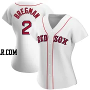 Alex Bregman Women's Boston Red Sox White Replica Home Jersey