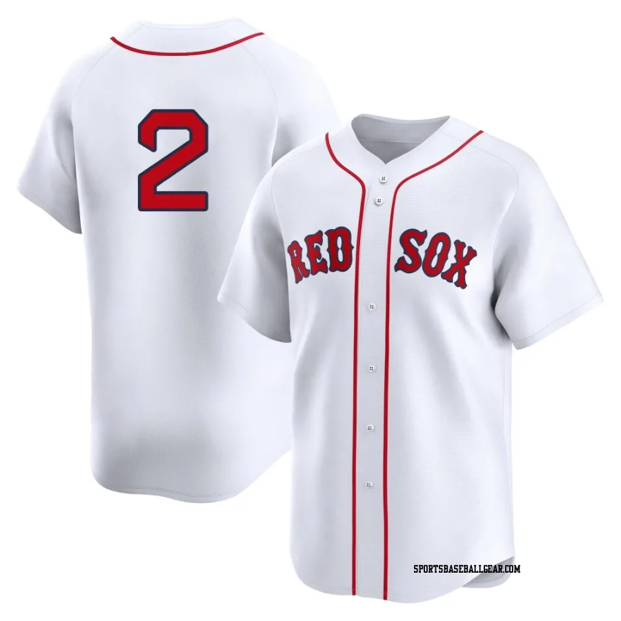 Alex Bregman Youth Boston Red Sox White Limited 2nd Home Jersey