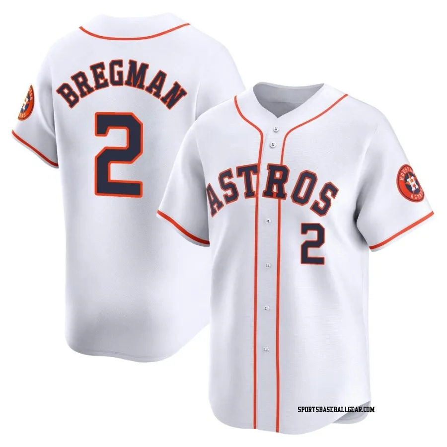 Alex Bregman Youth Houston Astros White Limited Home Jersey