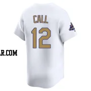 Alex Call Men's Los Angeles Dodgers Gold Limited White 2025 Collection Jersey