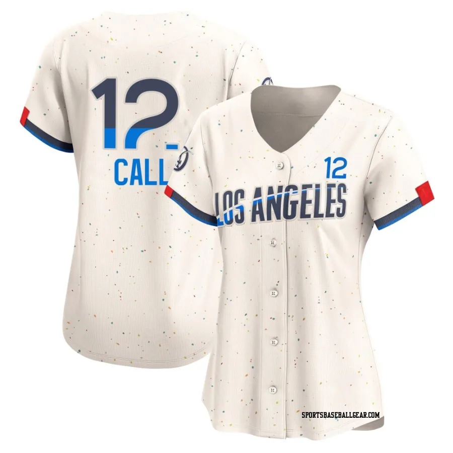 Alex Call Women's Los Angeles Dodgers Cream Limited 2024 City Connect Jersey