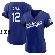 Alex Call Women's Los Angeles Dodgers Royal Authentic 2021 City Connect Jersey