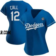 Alex Call Women's Los Angeles Dodgers Royal Authentic Alternate 2024 World Series Jersey