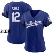 Alex Call Women's Los Angeles Dodgers Royal Replica 2021 City Connect Jersey