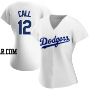 Alex Call Women's Los Angeles Dodgers White Replica Home Jersey