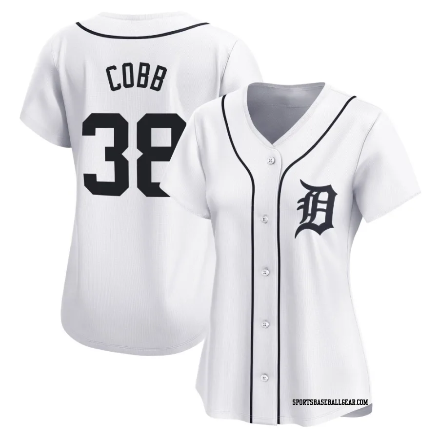 Alex Cobb Women's Detroit Tigers White Limited Home Jersey