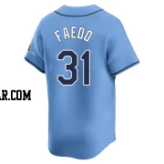 Alex Faedo Men's Tampa Bay Rays Light Blue Limited Alternate Jersey