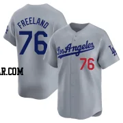 Alex Freeland Men's Los Angeles Dodgers Gray Limited Away Jersey
