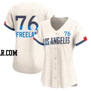 Alex Freeland Women's Los Angeles Dodgers Cream Limited 2024 City Connect Jersey