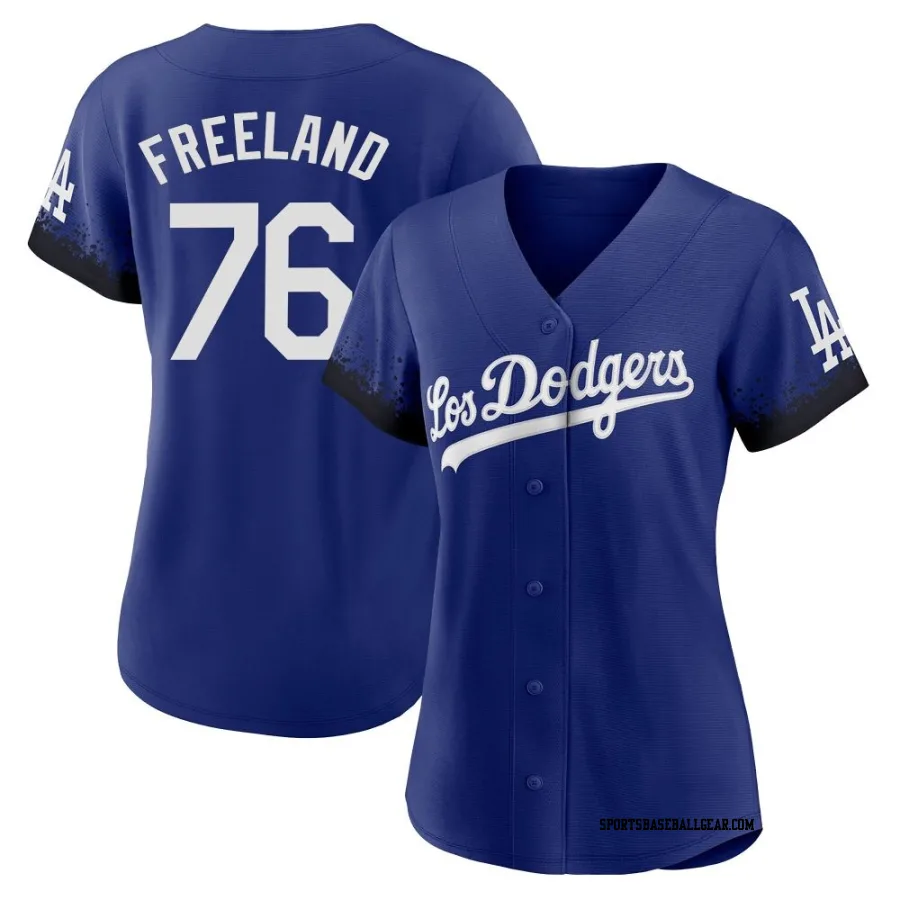 Alex Freeland Women's Los Angeles Dodgers Royal Authentic 2021 City Connect Jersey
