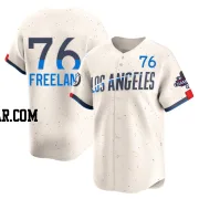 Alex Freeland Youth Los Angeles Dodgers Cream Limited 2024 City Connect World Series Champions Jersey