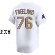 Alex Freeland Youth Los Angeles Dodgers Gold Limited White 2025 Collection Jersey