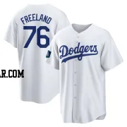 Alex Freeland Youth Los Angeles Dodgers White Replica 2024 World Tour Seoul Series Home Jersey