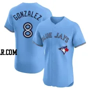 Alex Gonzalez Men's Toronto Blue Jays Blue Elite Powder Alternate Jersey